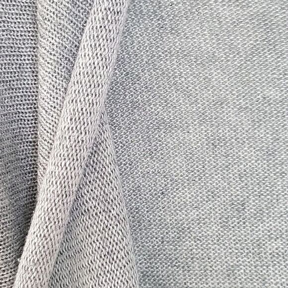 ZARA KNIT Grey 3/4 Sleeve Knit Cardigan Sweater size M Draping Lightweight - Picture 9 of 11